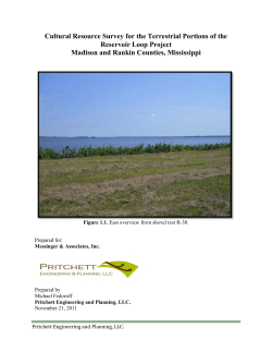 Cultural Resource Survey for the Terrestrial