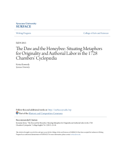 The Daw and the Honeybee: Situating Metaphors for
