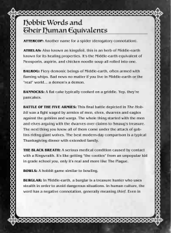 Hobbit Words and Their Human Equivalents