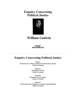 Enquiry Concerning Political Justice