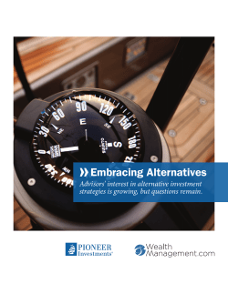 Embracing Alternatives