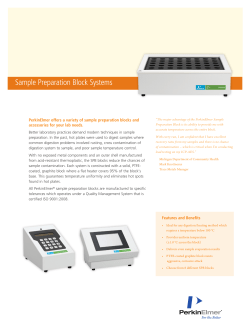 Sample Preparation Block Systems