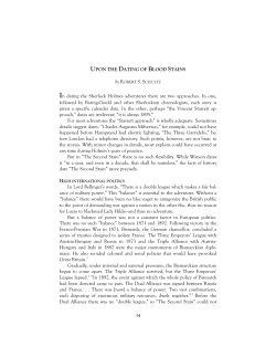 Upon the Dating of Blood Stains