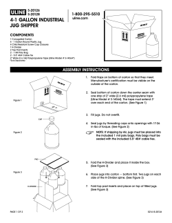 4-1 gallon InDUSTRIal JUg ShIppeR