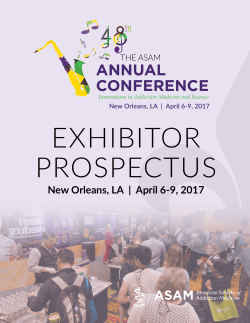 New Orleans, LA | April 6-9, 2017 ANNUAL CONFERENCE
