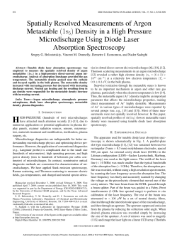 Spatially Resolved Measurements of Argon Metastable (1s5