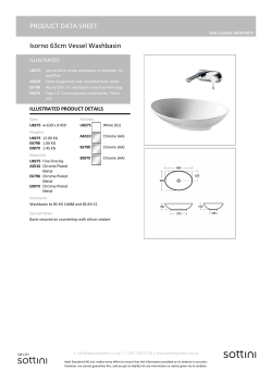 Isorno 63cm Vessel Washbasin