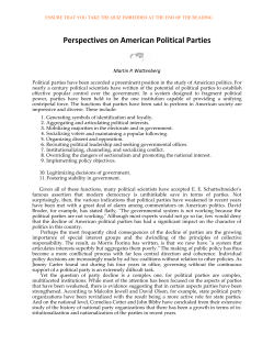 Perspectives on American Political Parties - jb