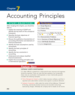 Accounting Principles