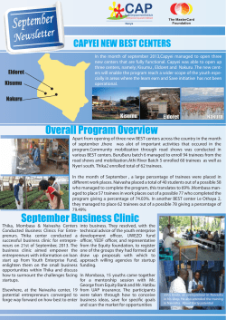 September Newsletter