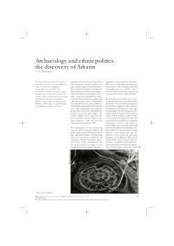 Archaeology and ethnic politics: the discovery of Arkaim