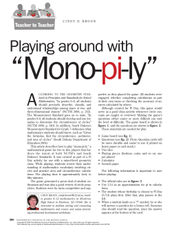 PDF - National Council of Teachers of Mathematics