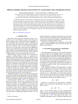 Efficient community detection of network flows for