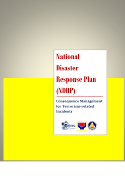 National Disaster Response Plan (NDRP)