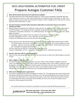 Propane Autogas Customer FAQs