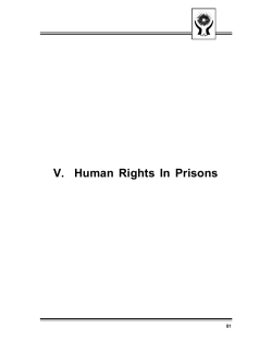 Human Rights In Prisons