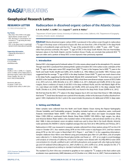 Radiocarbon in dissolved organic carbon of the Atlantic Ocean