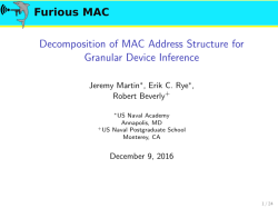 Decomposition of MAC Address Structure for