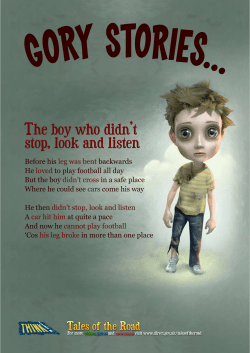 The boy who didn`t stop, look and listen - Tales of the Road