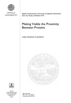 Making Visible the Proximity Between Proteins