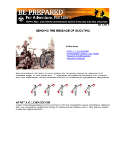 sending the message of scouting