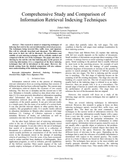Comprehensive Study and Comparison of Information Retrieval