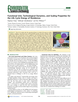 Functional Unit, Technological Dynamics, and