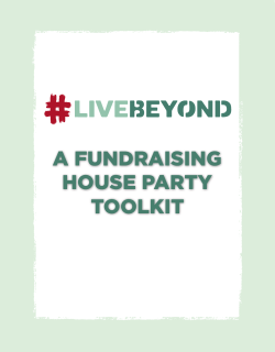 a fundraising house party toolkit