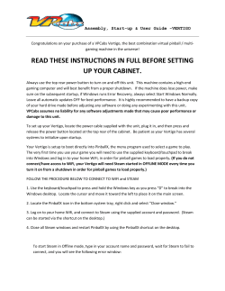 read these instructions in full before setting up