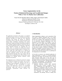 Scene Augmentation via the Fusion of Industrial Drawings and