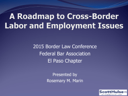 Federal EEO Laws - Federal Bar Association