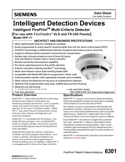 Intelligent Detection Devices