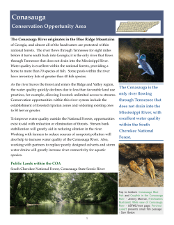Conasauga Conservation Opportunity Area