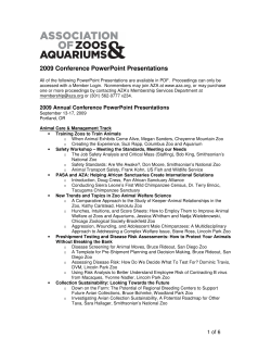 Full list of available 2009 PowerPoint Presentations