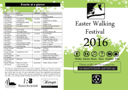 Easter Walking Festival