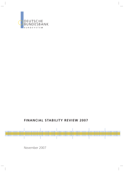 Financial Stability Review 2007