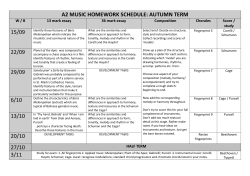 A2 Autumn Term Homework