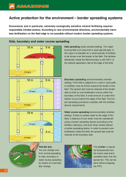 border spreading systems