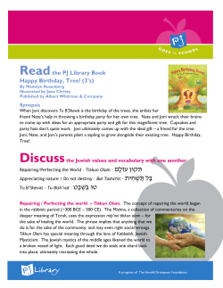 Readthe PJ Library Book Happy Birthday, Tree!