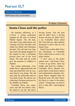 Santa and the Police
