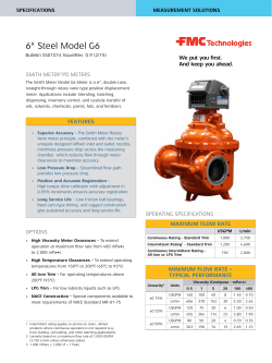 6" Steel Model G6 - Measurement Solutions