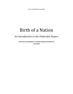 Birth of a Nation - National Cadet Special Activities