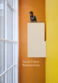 Good Client Relationships