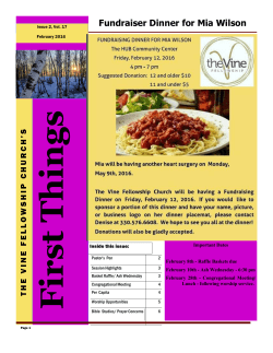 Fundraiser Dinner for Mia Wilson