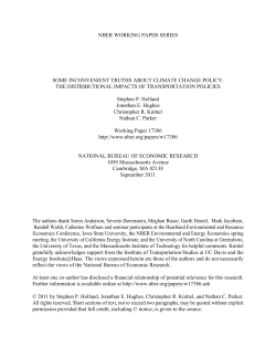 nber working paper series some inconvenient truths about climate