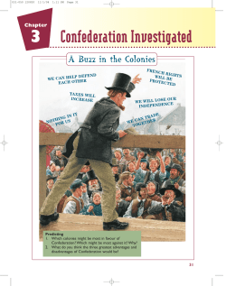 3 Confederation Investigated