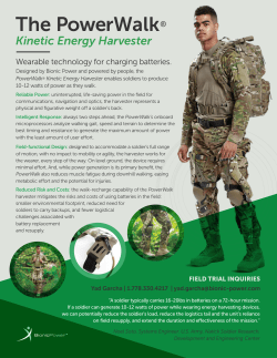 The PowerWalk - Bionic Power