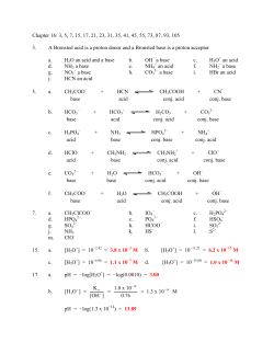 Chapter 16 - Chemistry