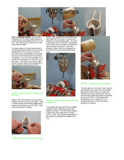 PVC is naturally springy.