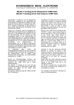 MIL461 F bonding kit for VAMP9243